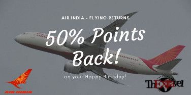 Flying Returns- 50% Points Back