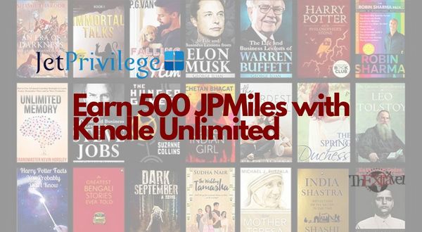 Earn 500 JPMiles with Kindle Unlimited