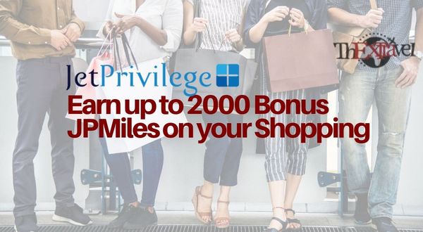 Earn up to 2000 Bonus JPMiles on your Shopping