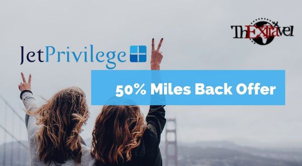 50% Miles Back Offer