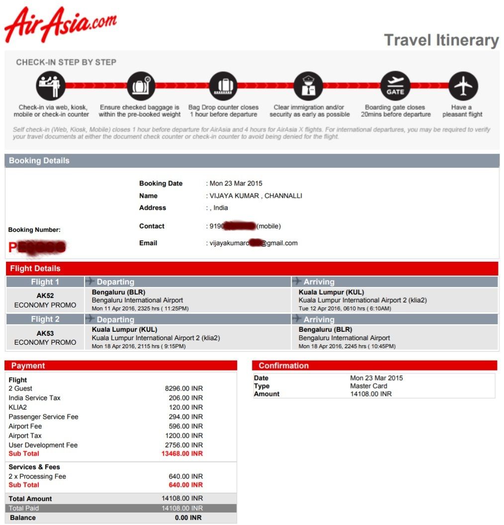 Cheapest International Air Tickets Bengaluru to Kuala Lumpur