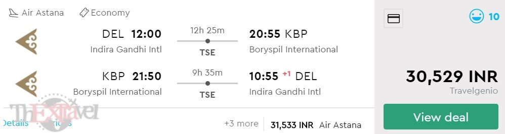Delhi to Kiev